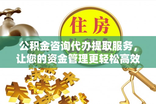 礁溪公积金咨询代办提取服务，让您的资金管理更轻松高效