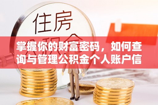 礁溪掌握你的财富密码，如何查询与管理公积金个人账户信息