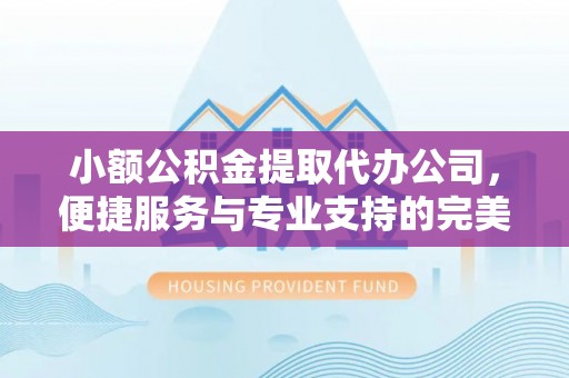 礁溪小额公积金提取代办公司，便捷服务与专业支持的完美结合