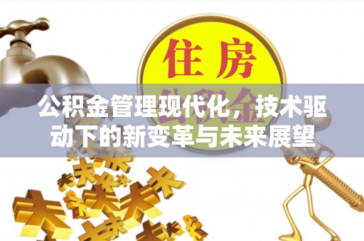礁溪公积金管理现代化，技术驱动下的新变革与未来展望